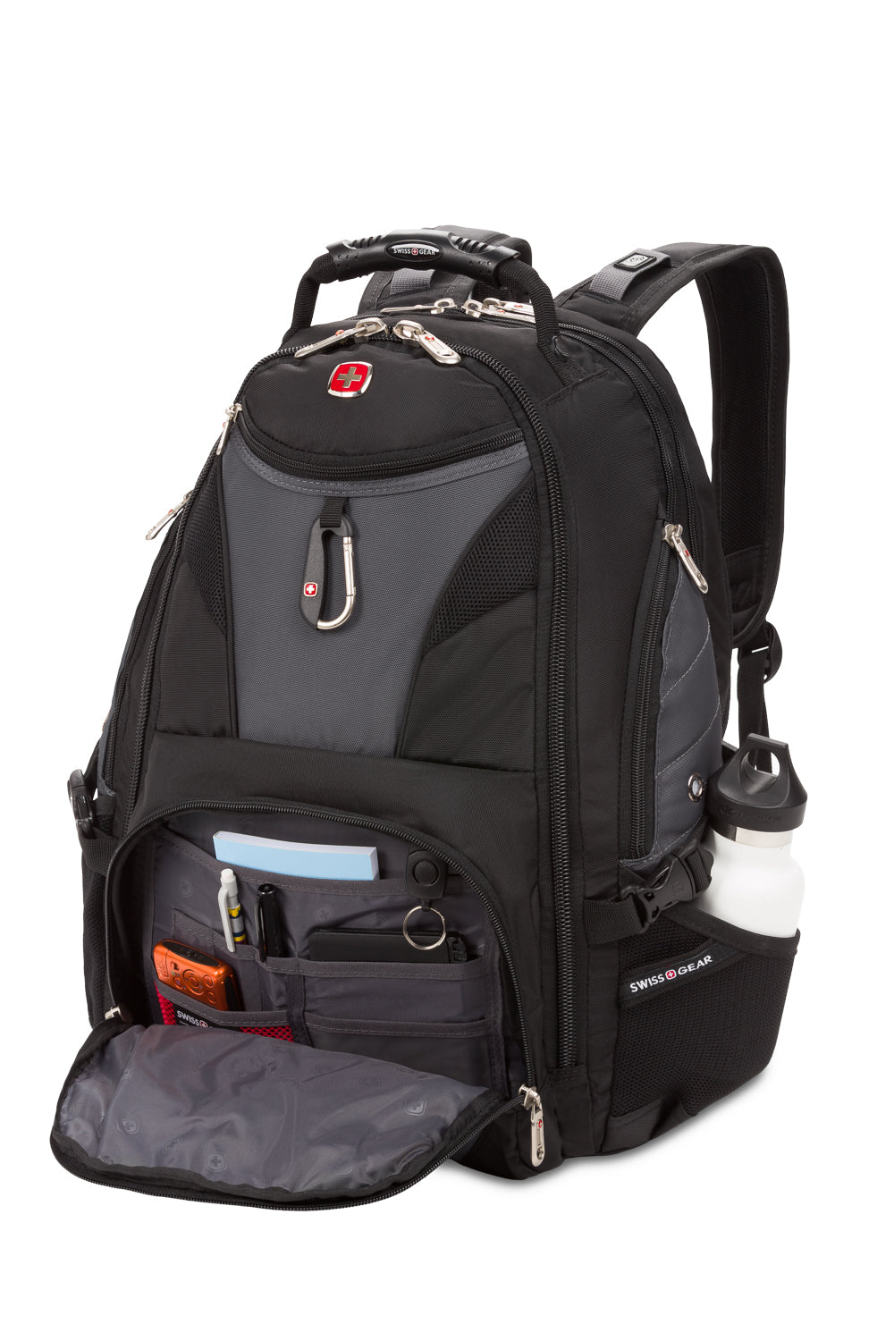 SWISSGEAR 1900 ScanSmart Laptop Backpack - Dark Grey/Black - 04