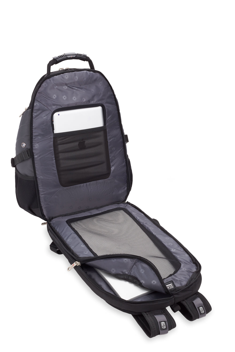 SWISSGEAR 1900 ScanSmart Laptop Backpack - Dark Grey/Black - 06