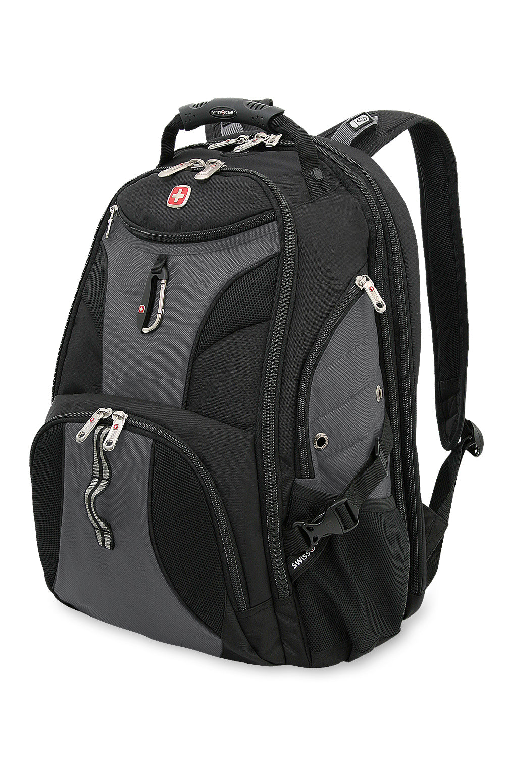 SWISSGEAR 1900 ScanSmart Laptop Backpack - Dark Grey/Black - 01