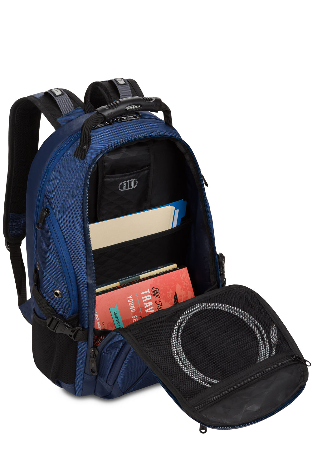 SWISSGEAR 1900 ScanSmart Laptop Backpack - Navy - 06