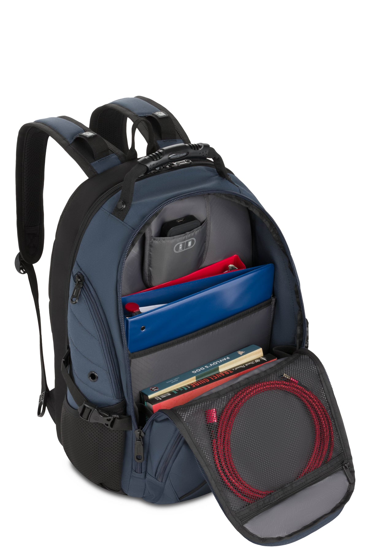SWISSGEAR 1900 ScanSmart Laptop Backpack - Blue/Black - 06