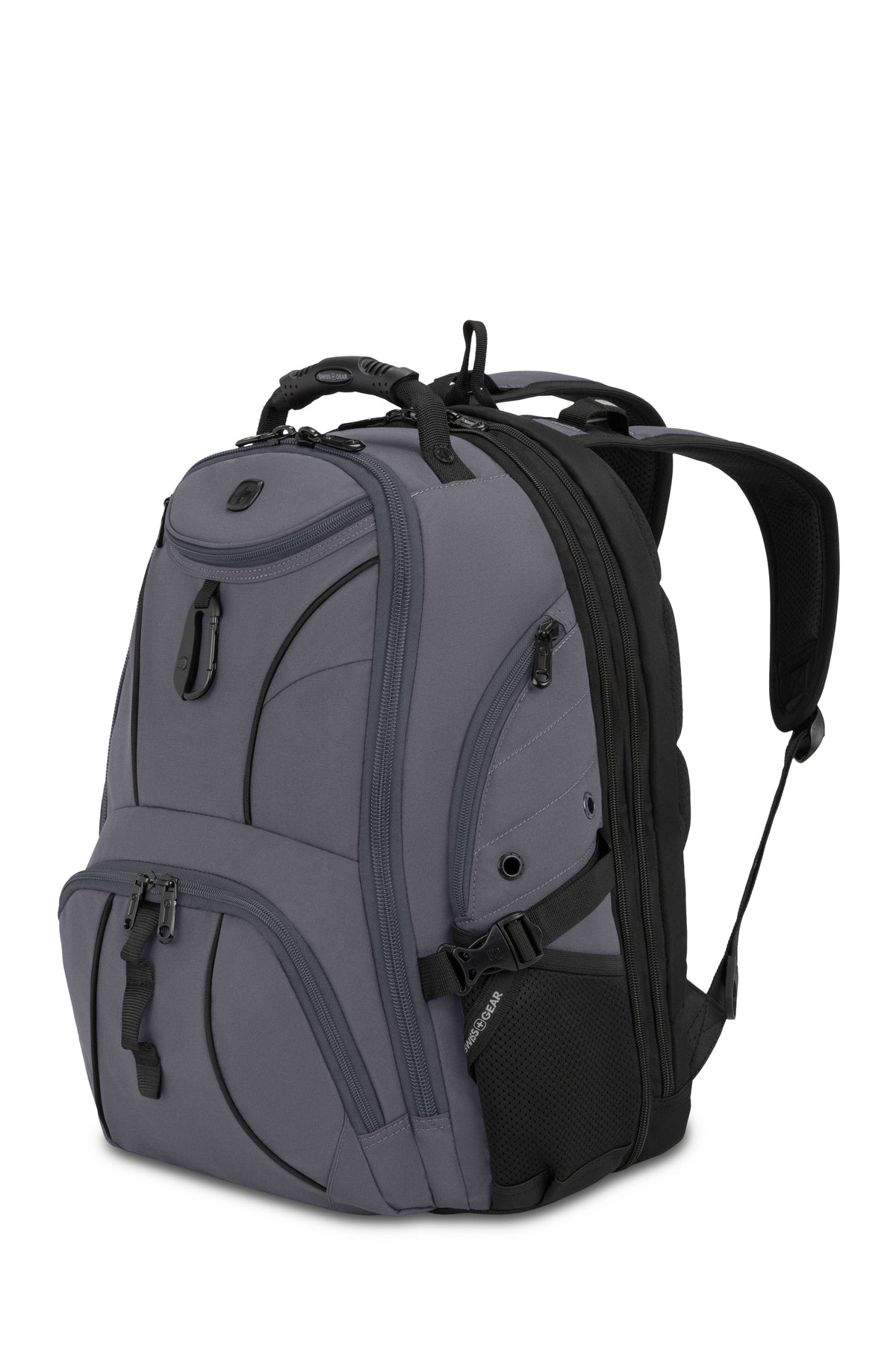 SWISSGEAR 1900 ScanSmart Laptop Backpack - Grey/Black - 01