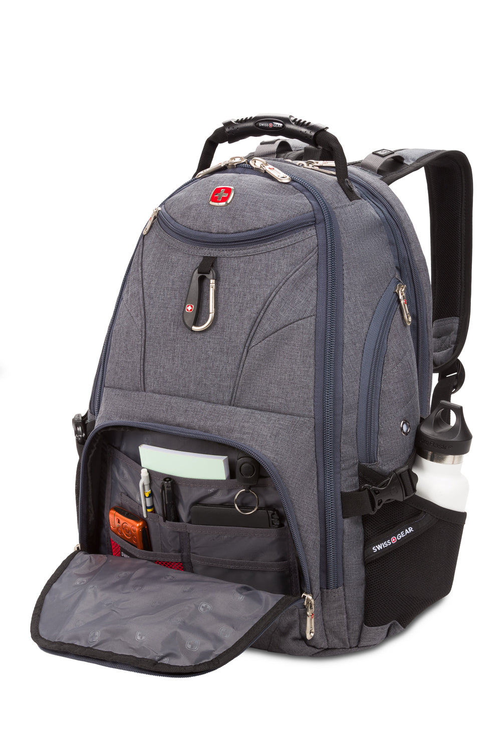 SWISSGEAR 1900 ScanSmart Laptop Backpack - Grey Heather - 04