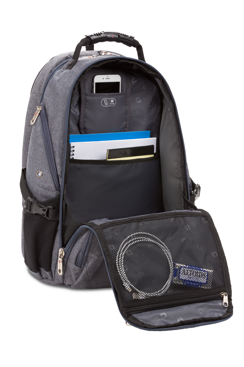 SWISSGEAR 1900 ScanSmart Laptop Backpack - Grey Heather - 05