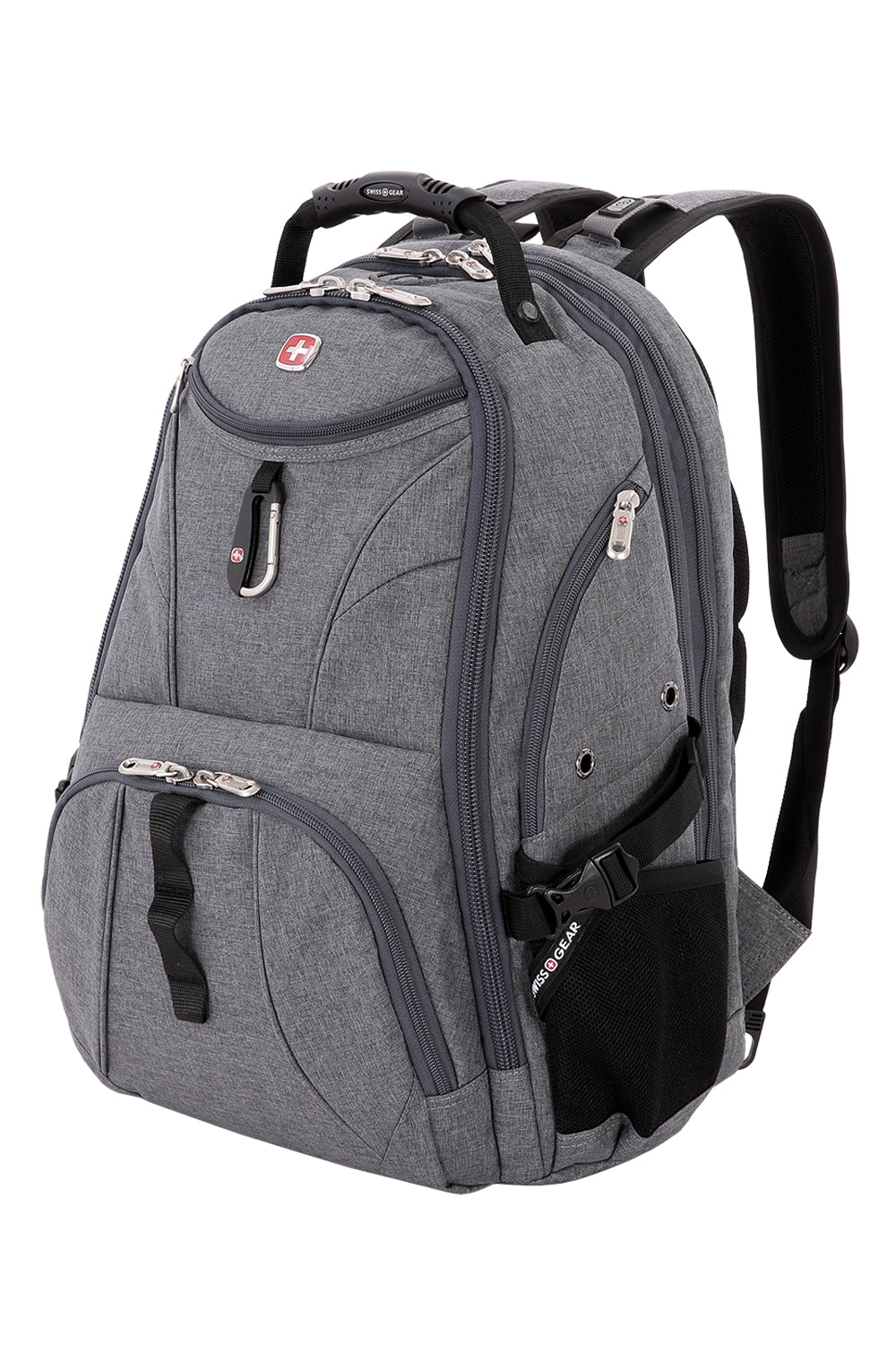 SWISSGEAR 1900 ScanSmart Laptop Backpack - Grey Heather - 01