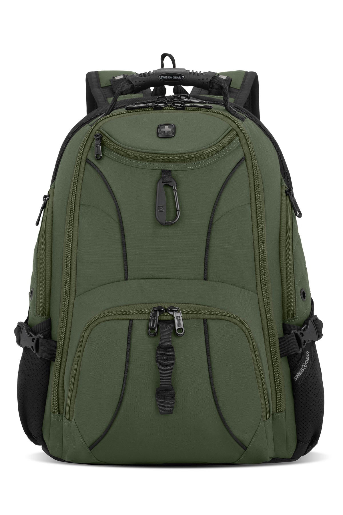 SWISSGEAR 1900 ScanSmart Laptop Backpack - Evergreen/Black - 04