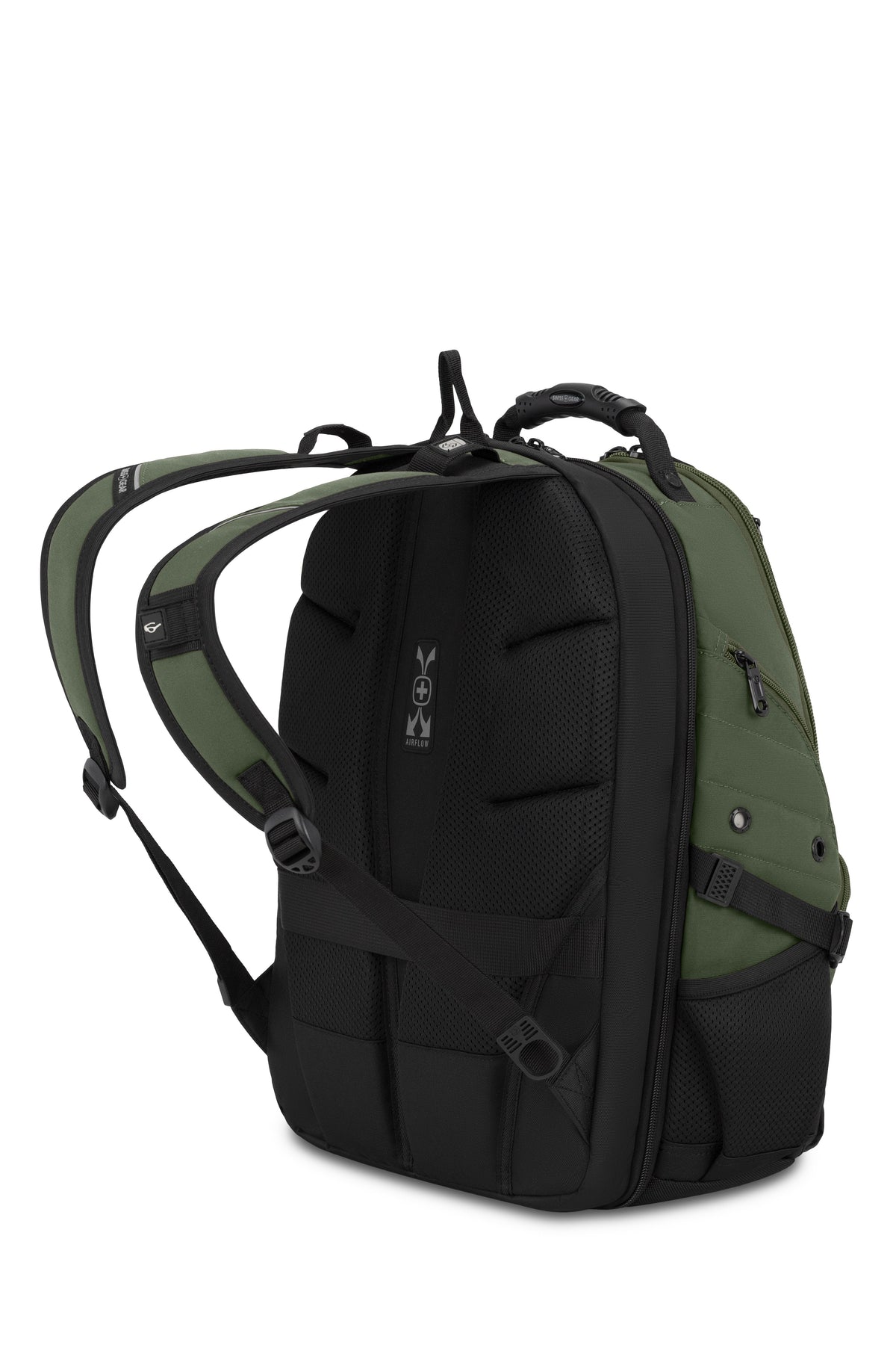 SWISSGEAR 1900 ScanSmart Laptop Backpack - Evergreen/Black - 02