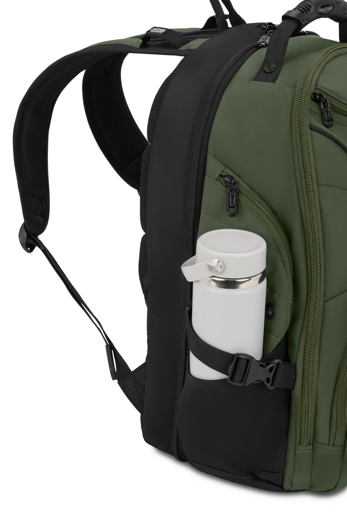 SWISSGEAR 1900 ScanSmart Laptop Backpack - Evergreen/Black - 09