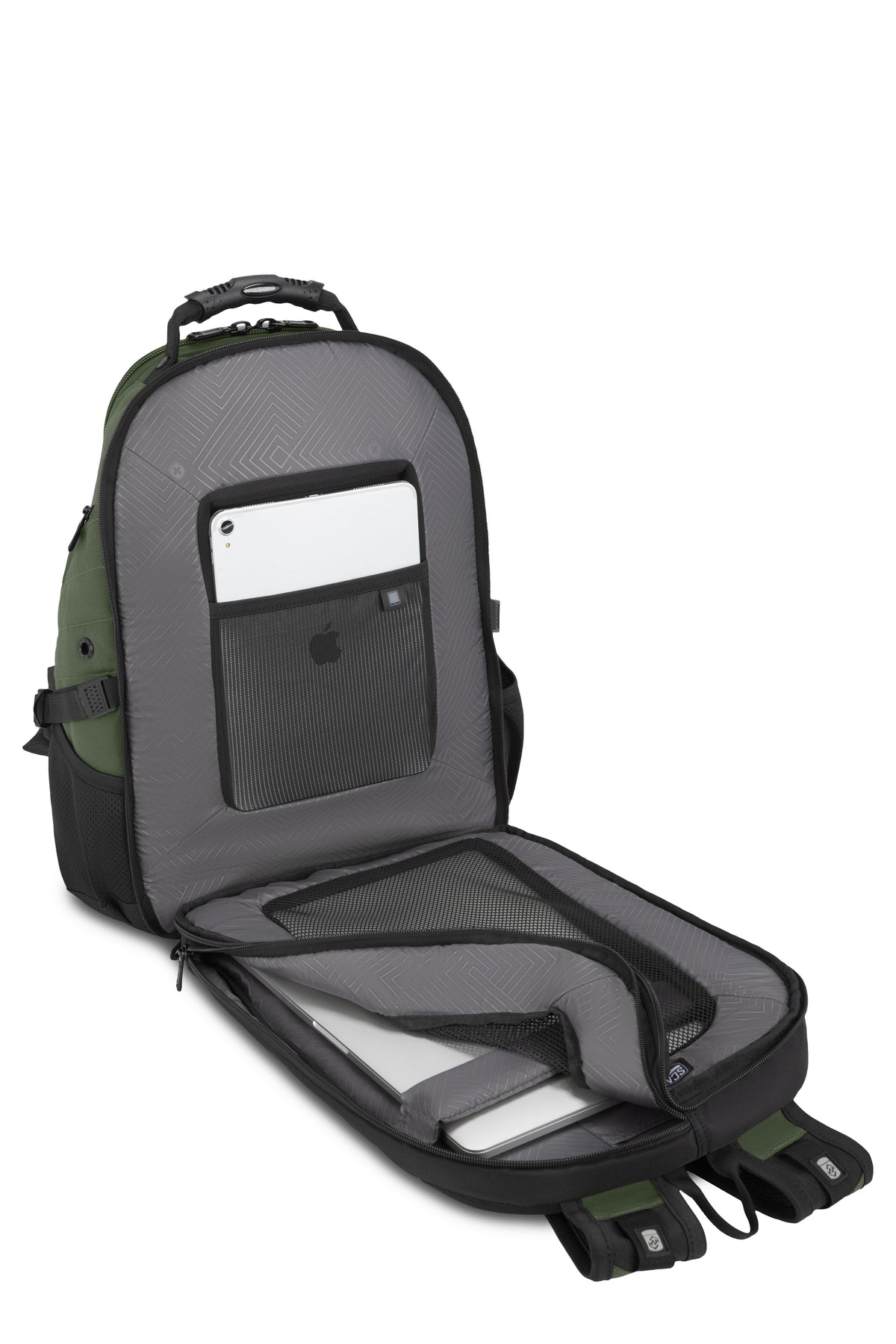 SWISSGEAR 1900 ScanSmart Laptop Backpack - Evergreen/Black - 07