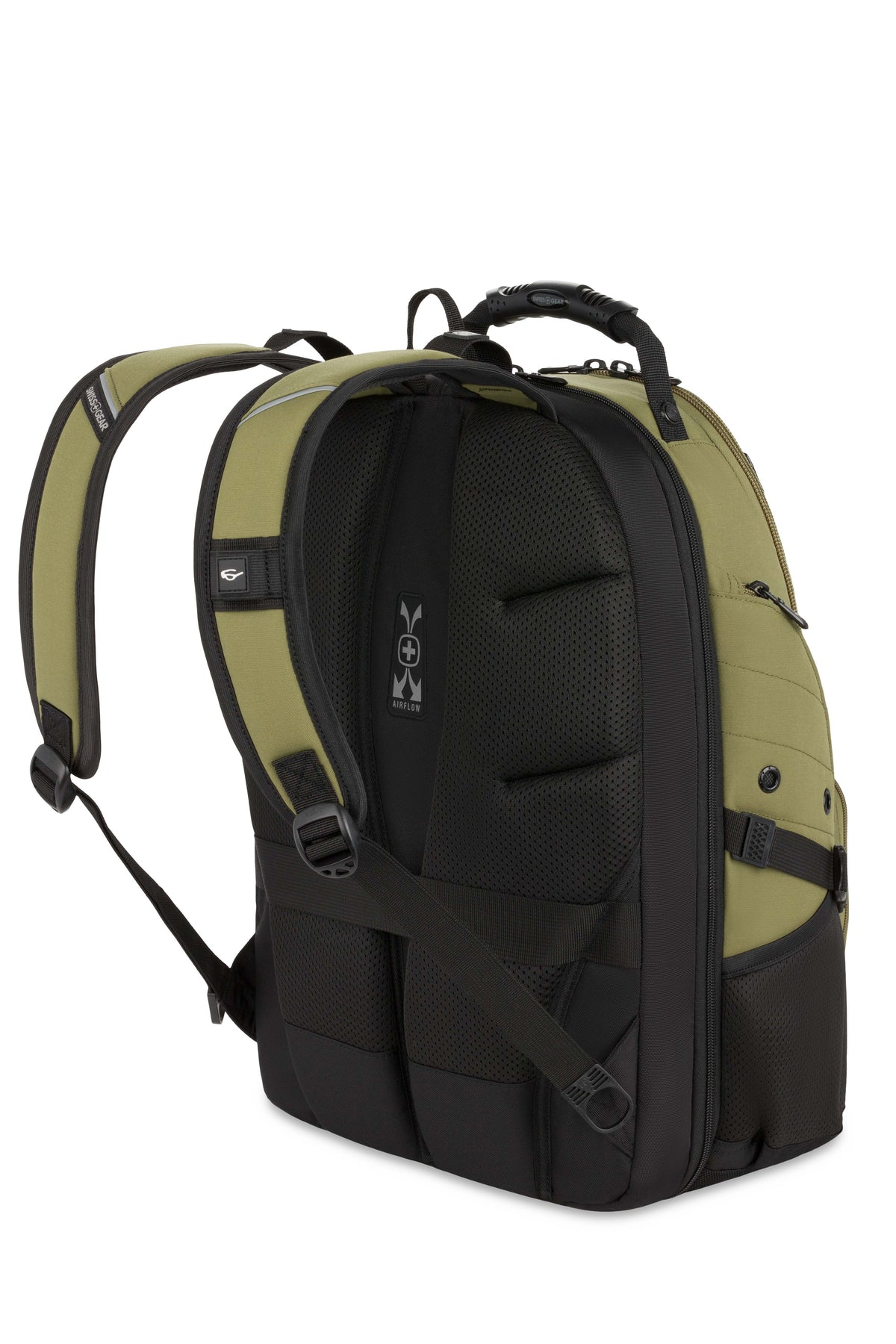 SWISSGEAR 1900 ScanSmart Laptop Backpack - Olive Green - 03