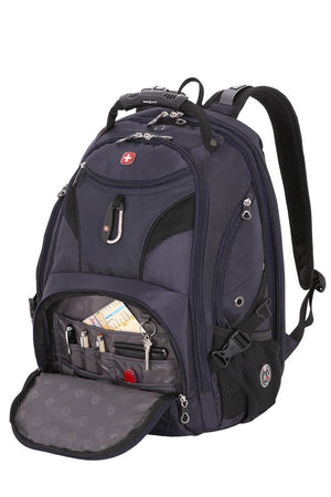 Swissgear 1923 ScanSmart Laptop Backpack - Noir Satin Blue