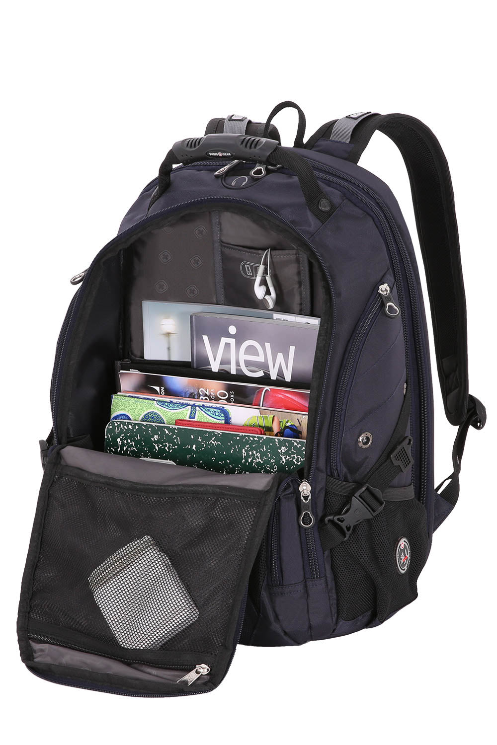 フルーガーno1923 SWISSGEAR 1923 ScanSmart Laptop Backpack in Black