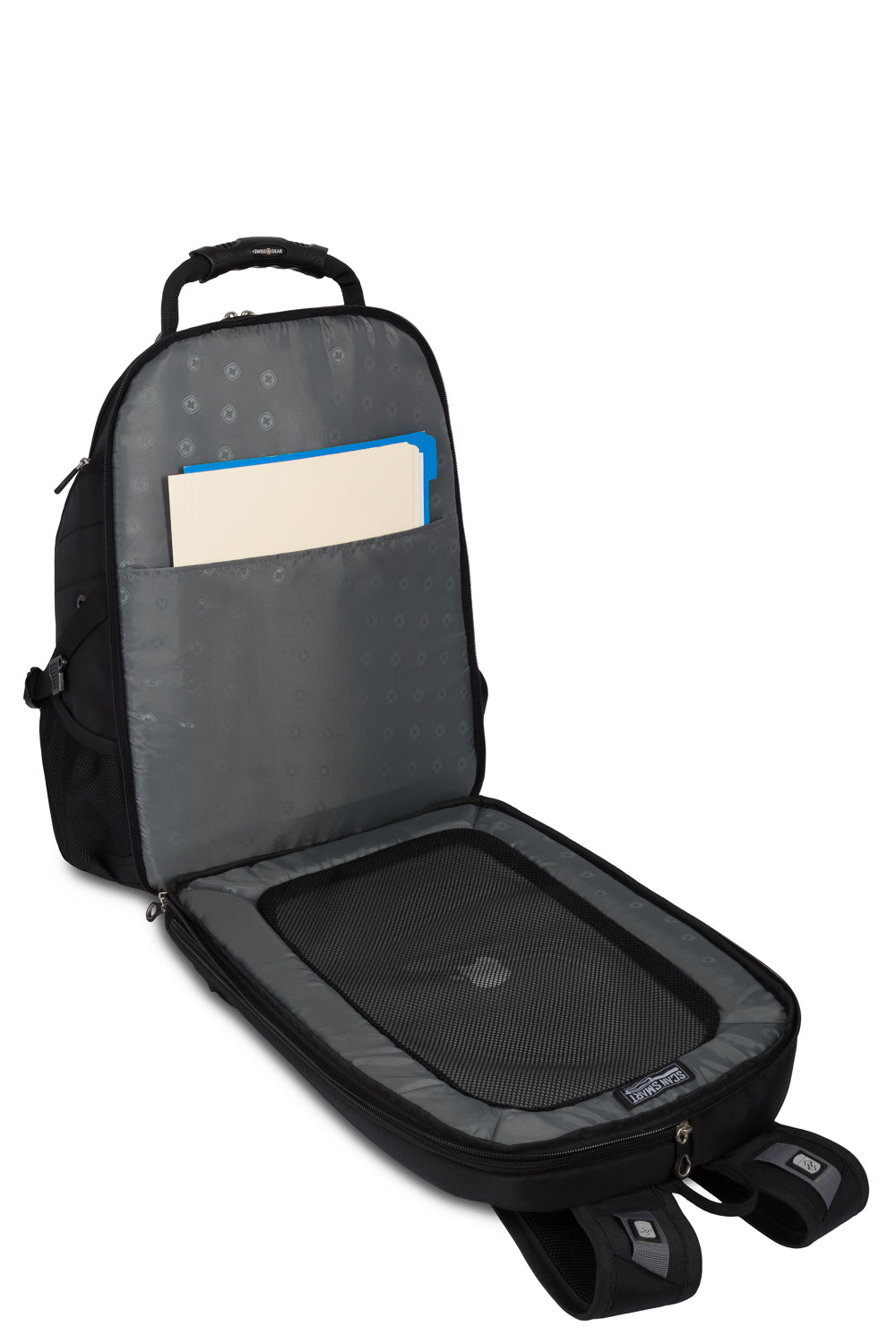 SWISSGEAR 1923 ScanSmart Laptop Backpack - Black - 07