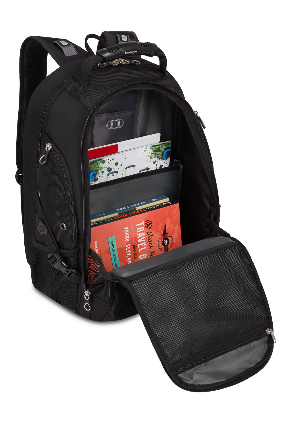 SWISSGEAR 1923 ScanSmart Laptop Backpack - Black - 06