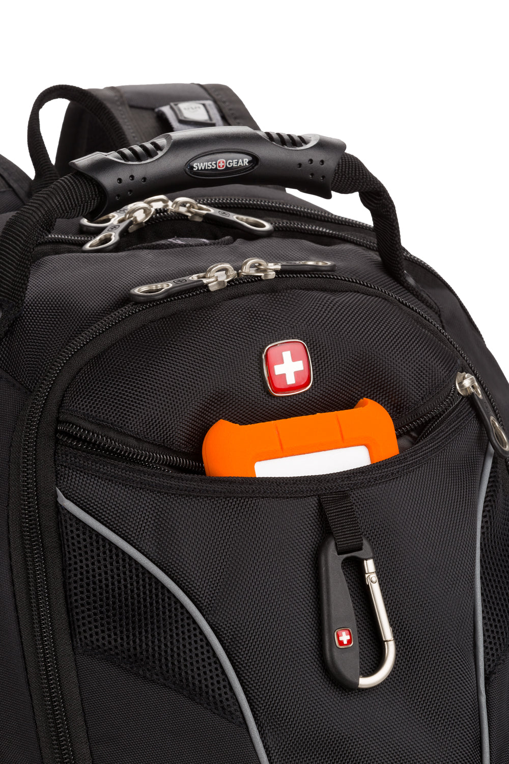 SWISSGEAR 1923 ScanSmart Laptop Backpack - All Black - 09