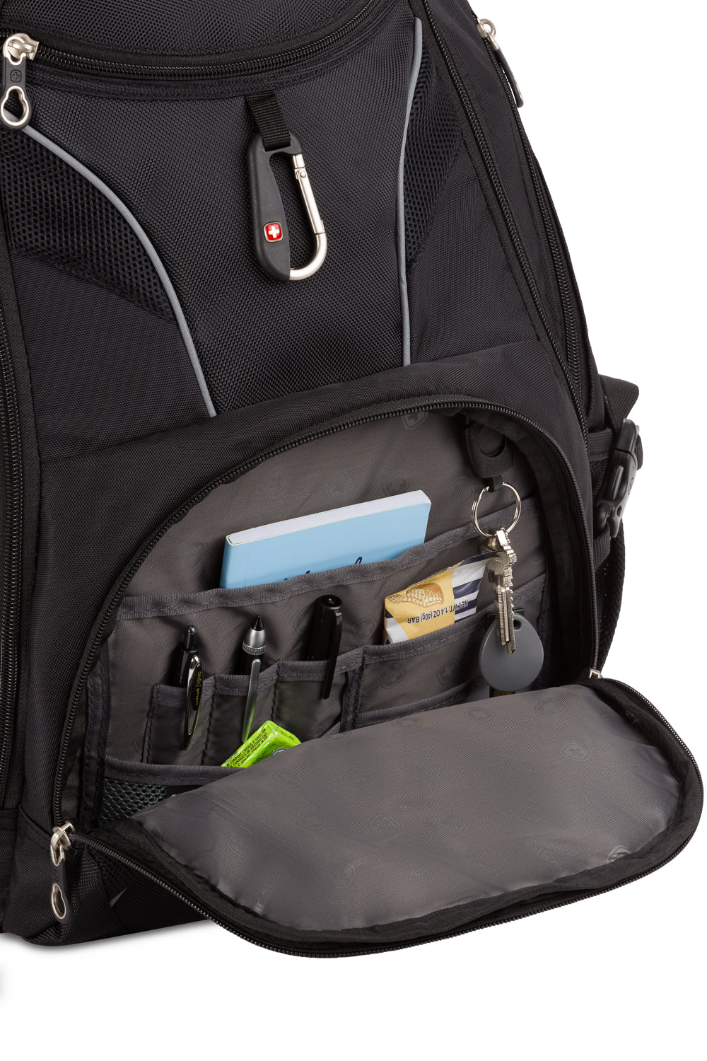 SWISSGEAR 1923 ScanSmart Laptop Backpack - All Black - 07