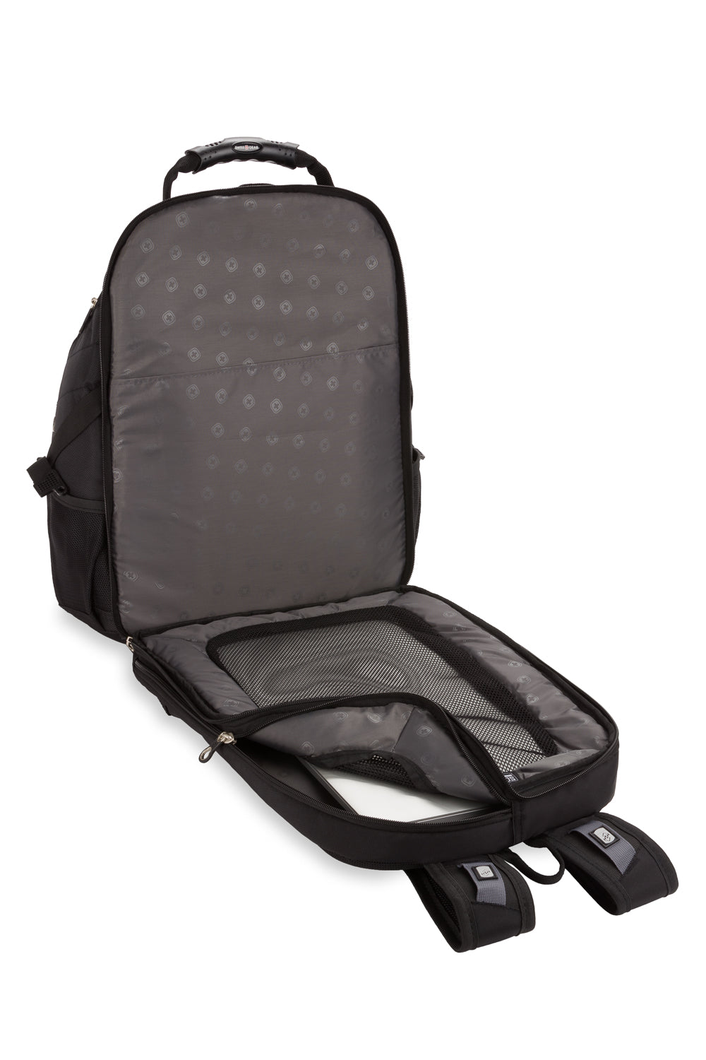 SWISSGEAR 1923 ScanSmart Laptop Backpack - All Black - 08