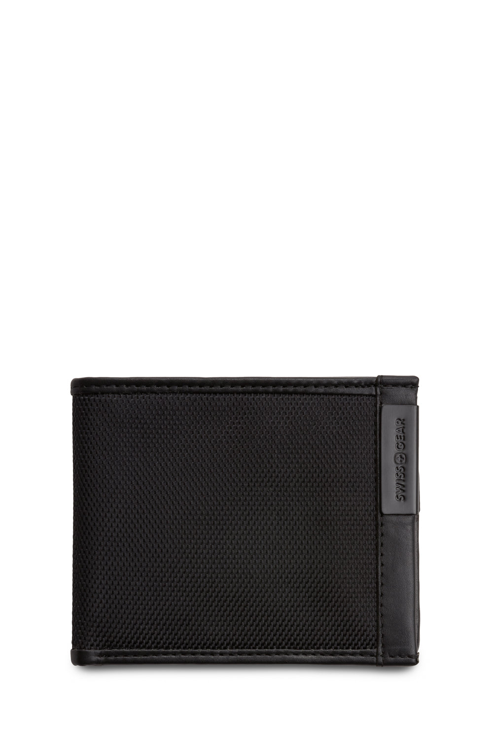 Swissgear Nylon Inlay Bifold Wallet - Clip on Swissgear logo