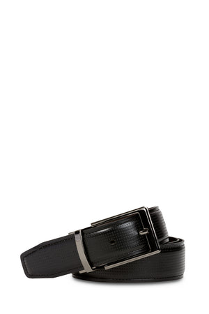 Swissgear Reversible Dress Belt - XLarge -Perforated Black / Brown