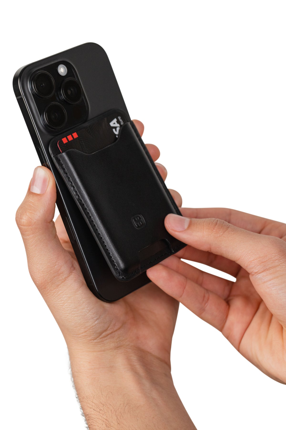 SWISSGEAR Snapp Phone Card Holder for MagSafe - Black - 05