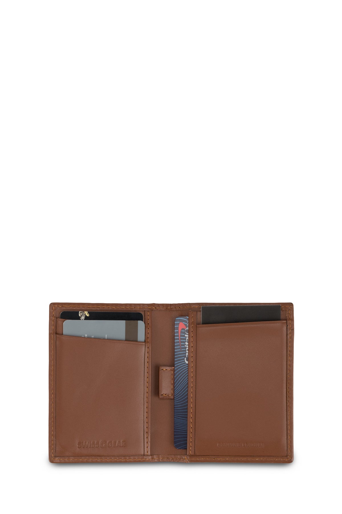 SWISSGEAR Slymn BiFold Wallet Card Holder - Tan Brown - 04
