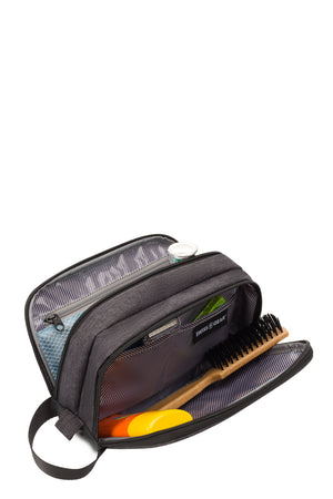 SWISSGEAR 2661 Dual Compartment Dopp Kit - Heather Gray