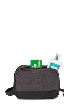 SWISSGEAR 2661 Dual Compartment Dopp Kit - Heather Gray