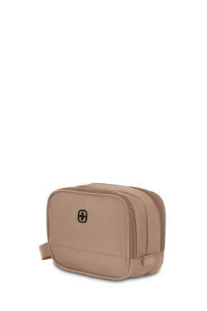SWISSGEAR Dual Compartment Dopp Kit in Caramel SWISSGEAR Dual Compartment Dopp Kit in Caramel