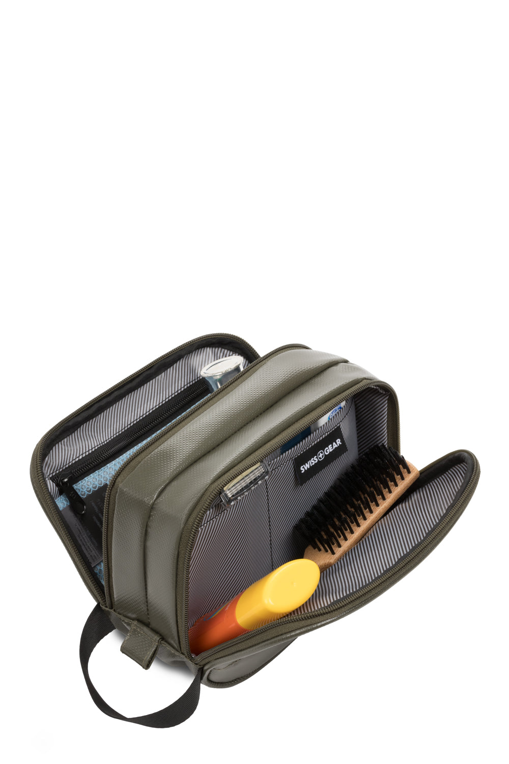 SWISSGEAR Dual Compartment Dopp Kit - Olive Green - 06