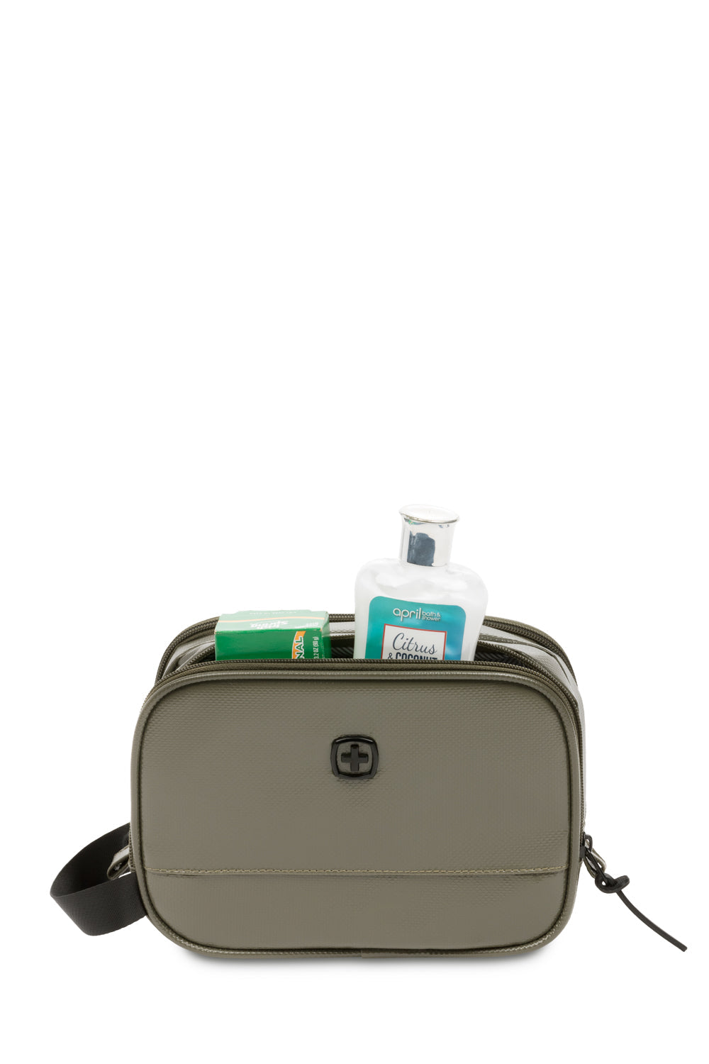 SWISSGEAR Dual Compartment Dopp Kit - Olive Green - 10