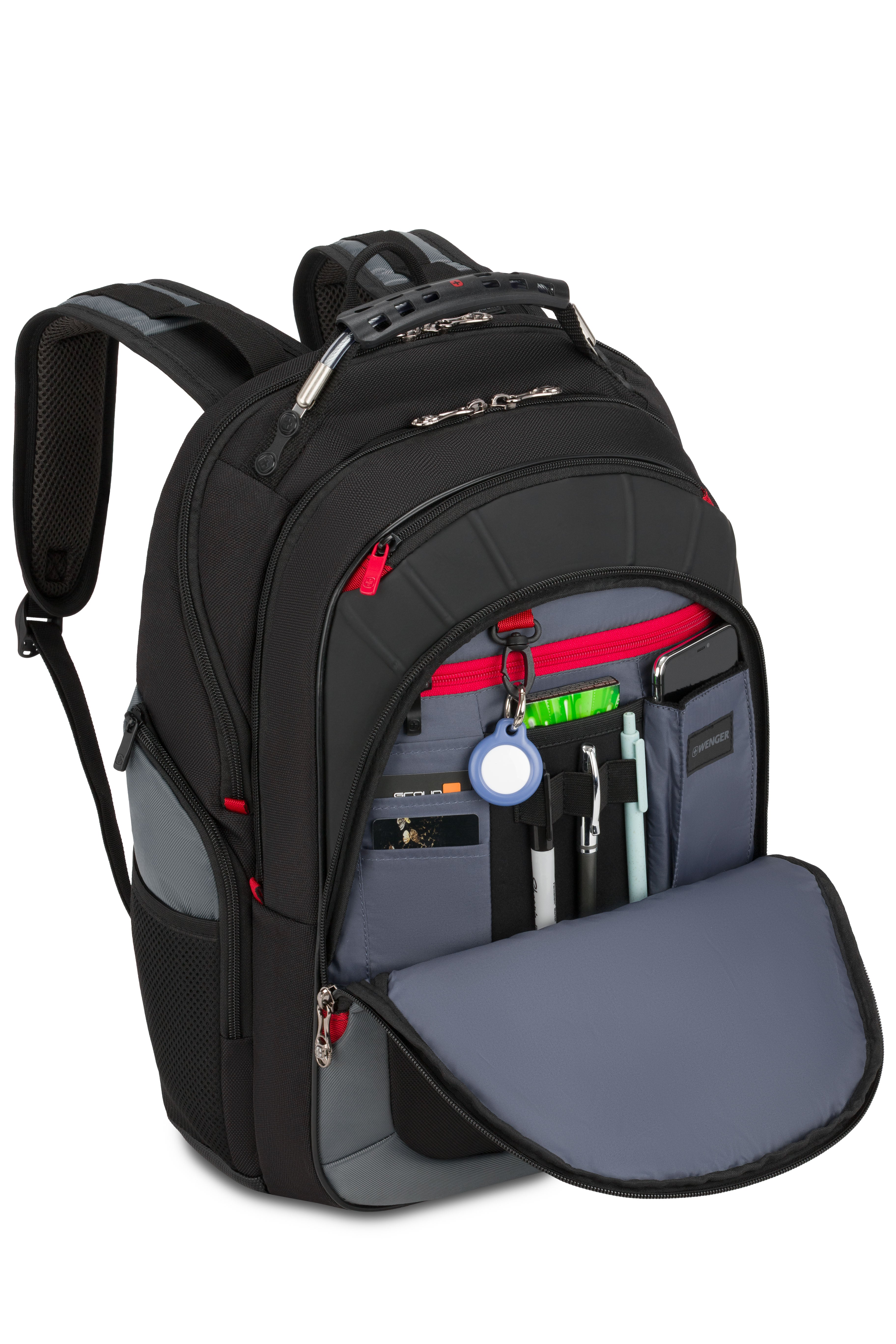 Wenger Pegasus 17 inch Laptop Backpack - Black/Blue – SWISSGEAR