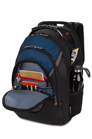 Wenger Ibex 17 inch Laptop Backpack - Essentials organizer keeps power cords, chargers and business cards neat and accessible
