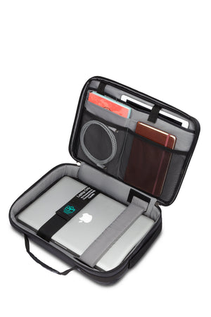 Wenger Insight 16 inch Single Gusset Computer Case Checkpoint-friendly padded compartment for up to a 16'' laptop and dedicated tablet pocket