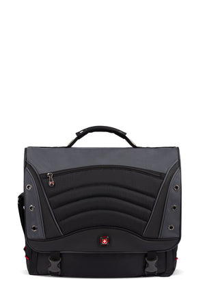 Wenger Saturn Laptop Messenger Bag - Black/Gray