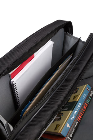 Wenger Saturn Laptop Messenger Bag File divider separates and stores documents, folders and mo