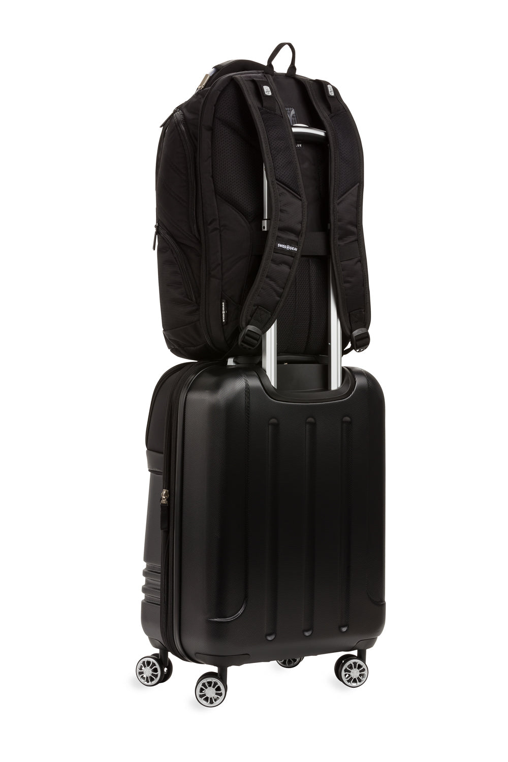 SWISSGEAR 2762 ScanSmart Laptop Backpack Add-a-bag strap