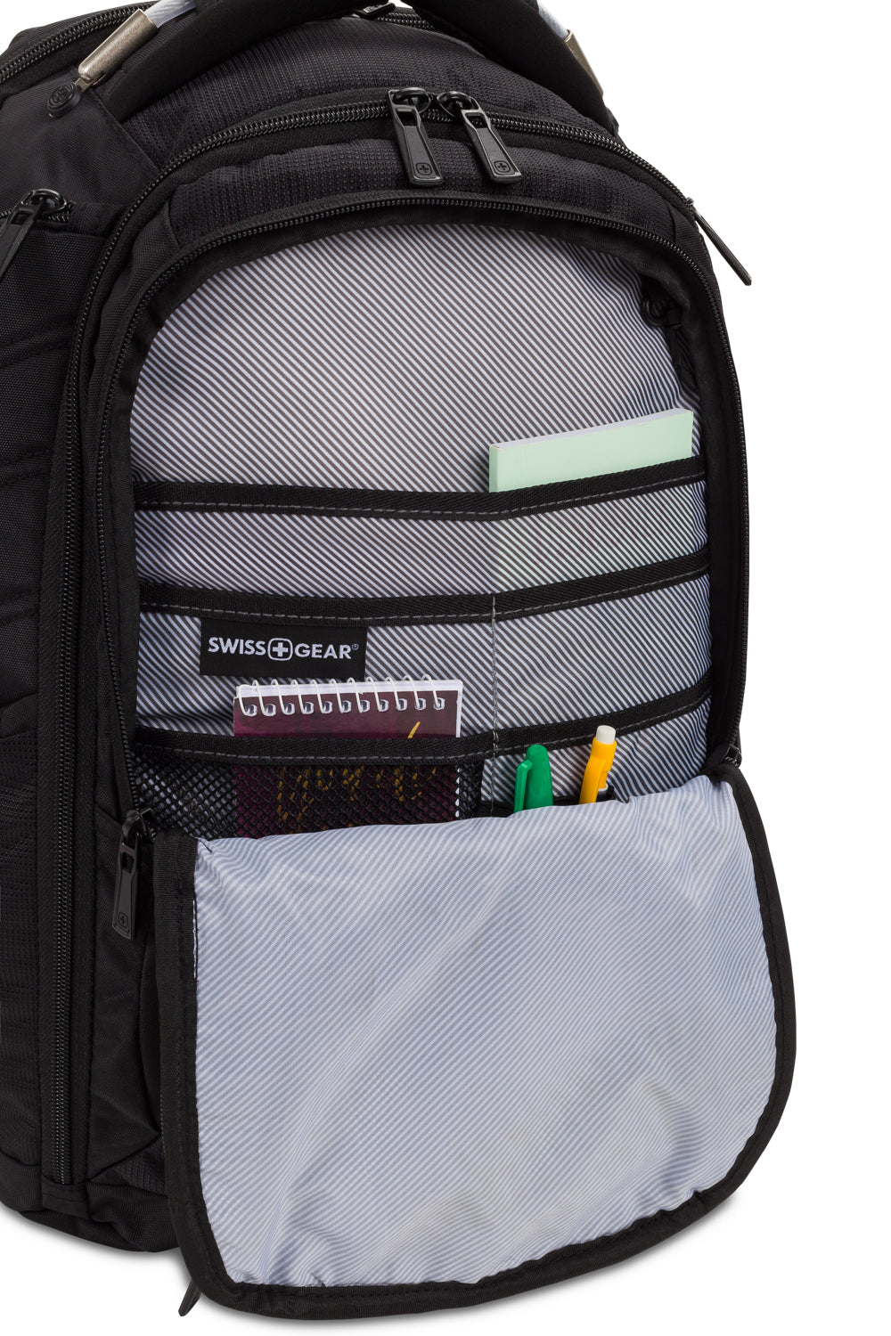 SWISSGEAR 2762 ScanSmart Laptop Backpack Front organizer compartment
