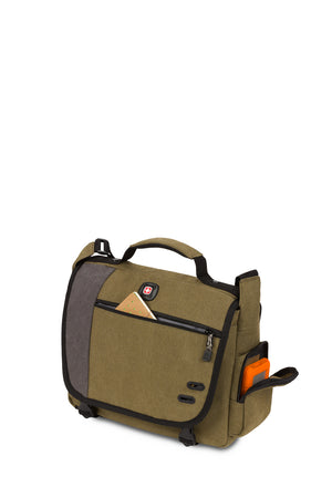 Wenger Zinc 14 inch Messenger Bag Includes an organizer to store sunglasses, phone, keys and other personal items