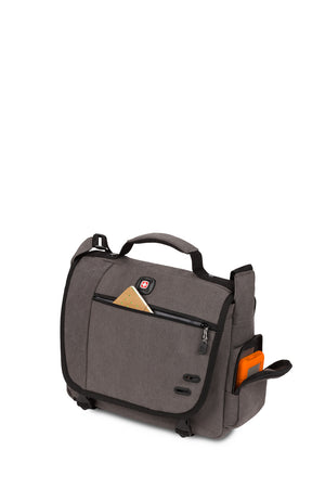 Wenger Zinc 14 inch Messenger Bag Includes an organizer to store sunglasses, phone, keys and other personal items