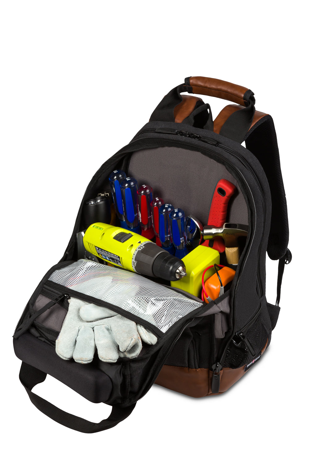 SWISSGEAR Work Pack Tool Backpack - Black Tan - 07