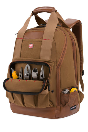 SWISSGEAR 2767 Work Backpack EVA - Front panel zippered pocket with numerous pocket for the tools you use most often