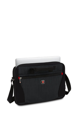 Wenger Structure 16 inch Laptop Slimcase Padded compartment with anti-scratch lining protects up to a 16'' laptop