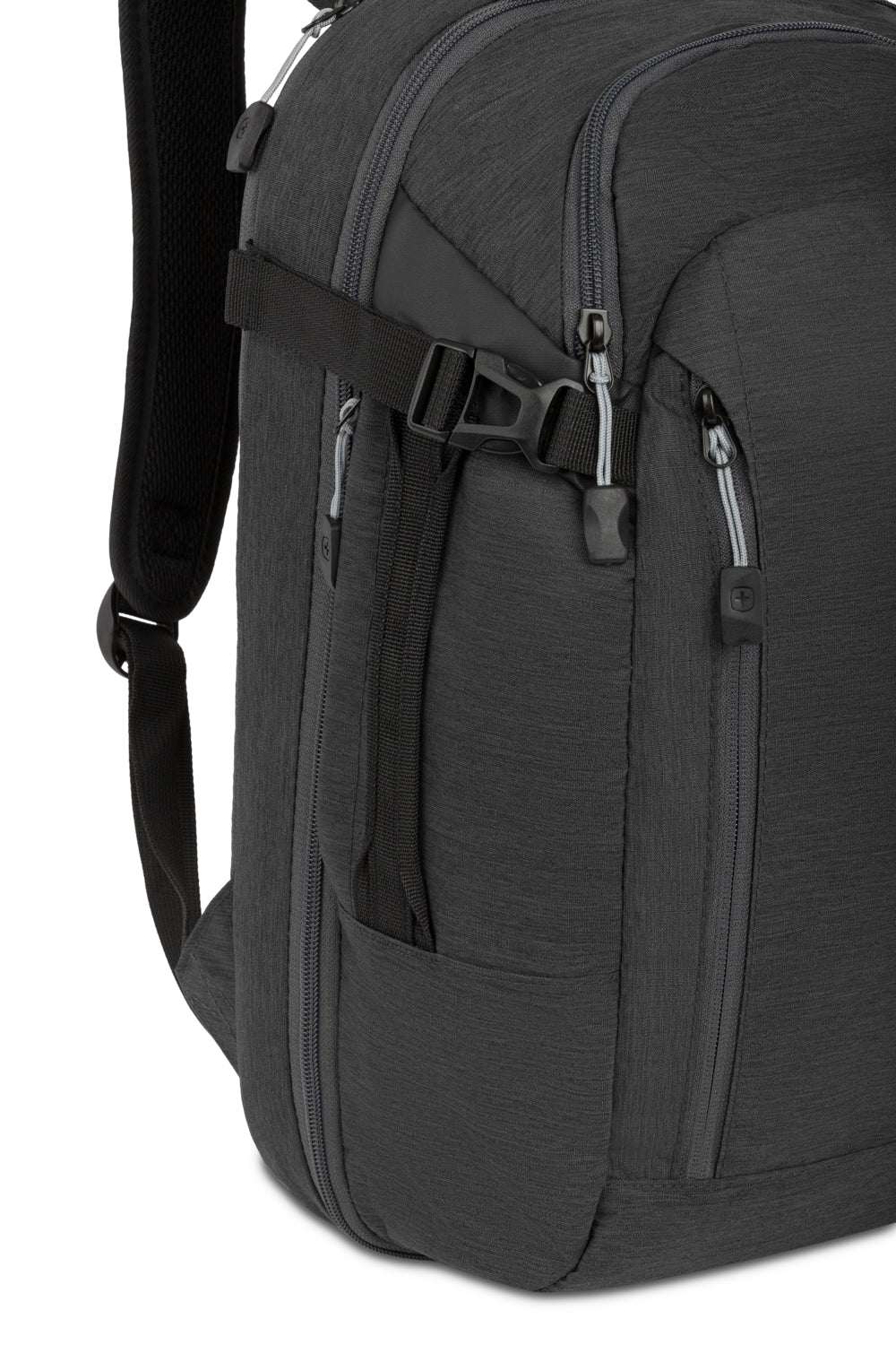 Swissgear 3555 Hybrid Laptop Backpack - Gray Durable top and side handles