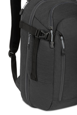 Swissgear 3555 Hybrid Laptop Backpack - Gray Durable top and side handles