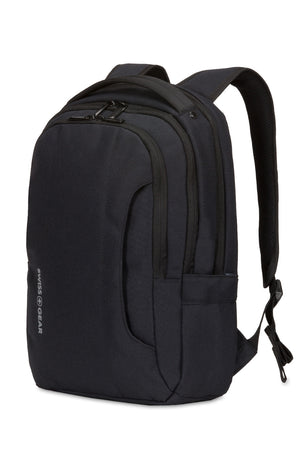SWISSGEAR 3573 Laptop Backpack - Black/White logo