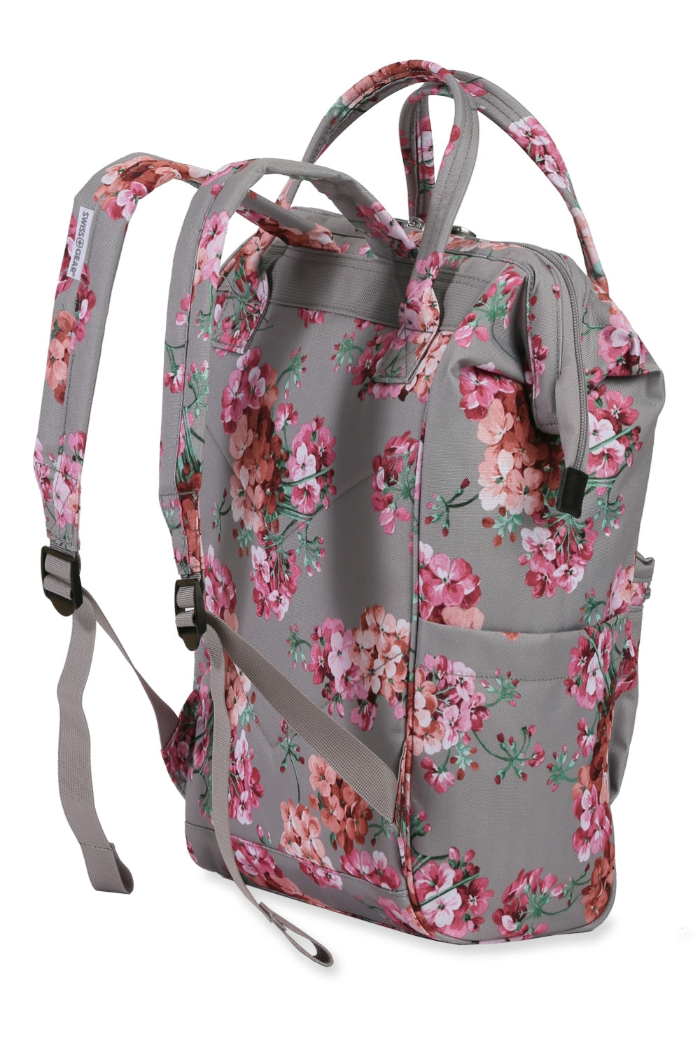 SWISSGEAR Artz Laptop Backpack - Grey Floral - 02
