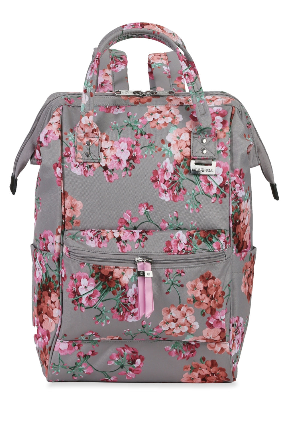 SWISSGEAR Artz Laptop Backpack - Grey Floral - 03