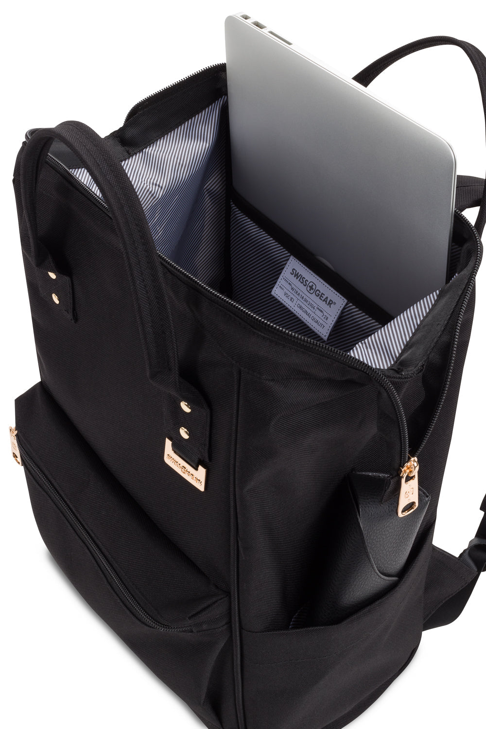 SWISSGEAR Artz Laptop Backpack - Black - 06