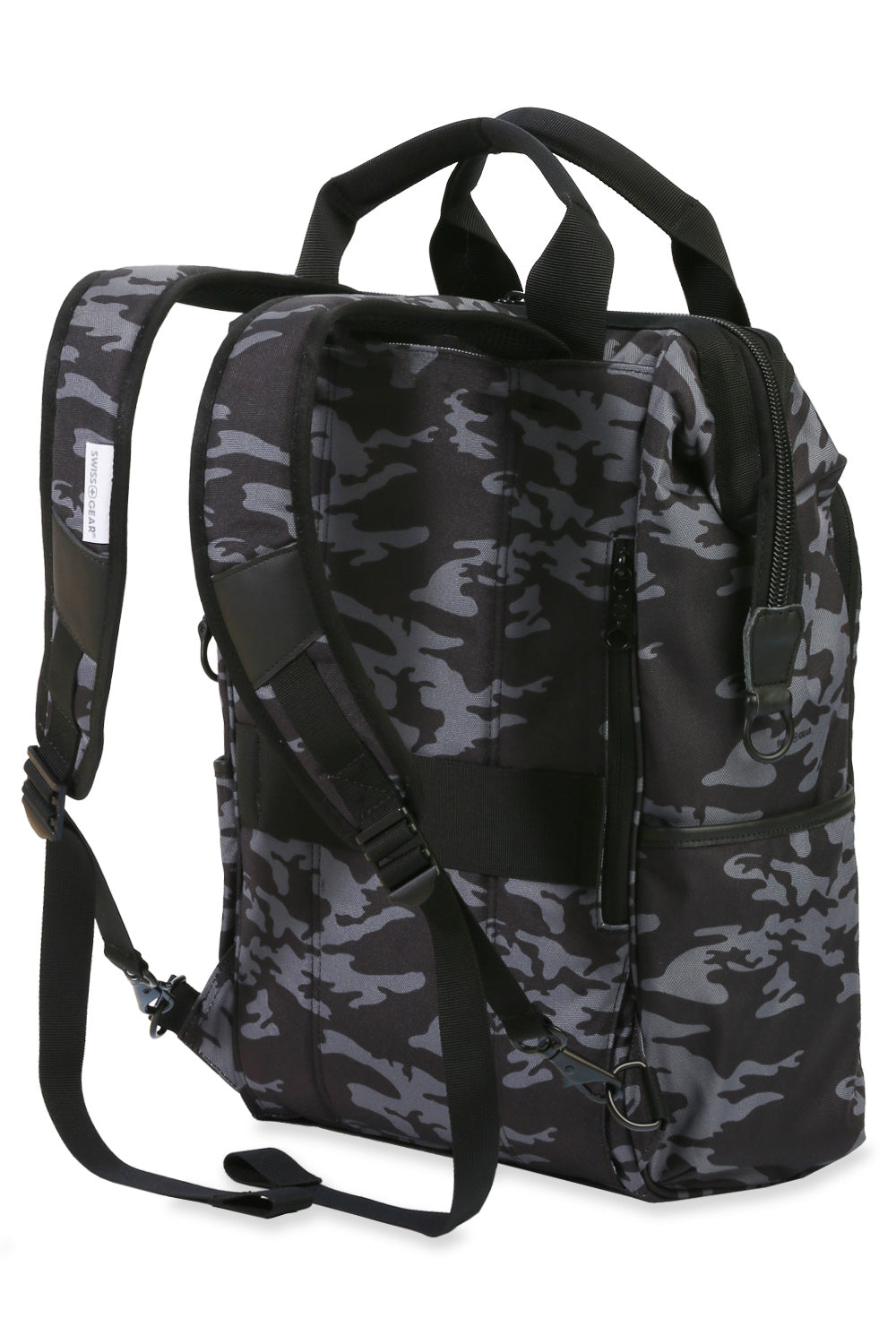 SWISSGEAR Artz Pro Laptop Backpack - Black/Grey Camo - 03