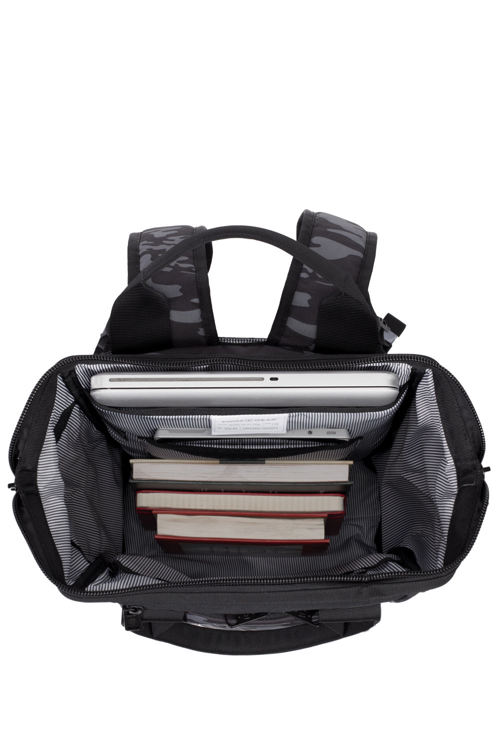 SWISSGEAR Artz Pro Laptop Backpack - Black/Grey Camo - 07